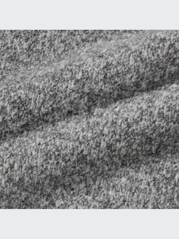 SOUFFLE YARN HALF-ZIP SWEATER