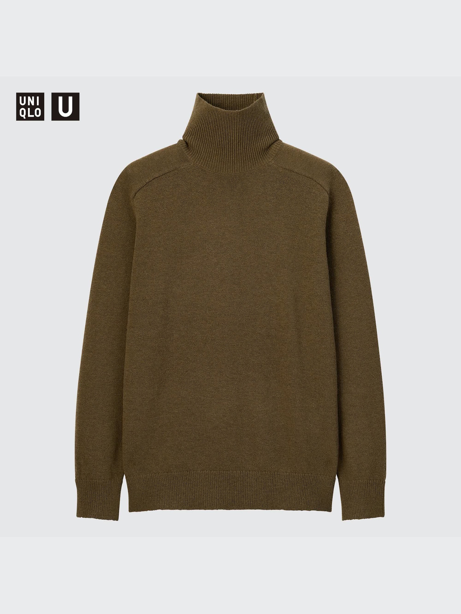 UNIQLO U CREPE WOOL TURTLENECK SWEATER