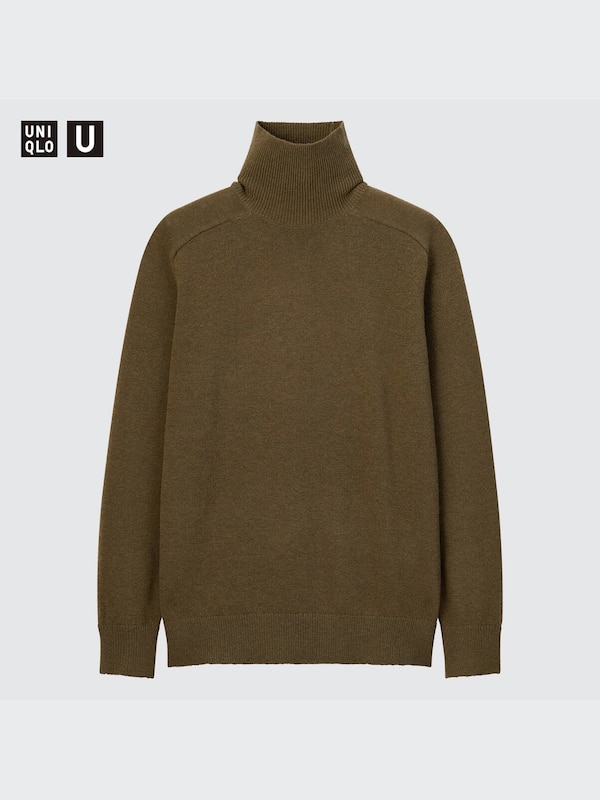 UNIQLO U CREPE WOOL TURTLENECK SWEATER