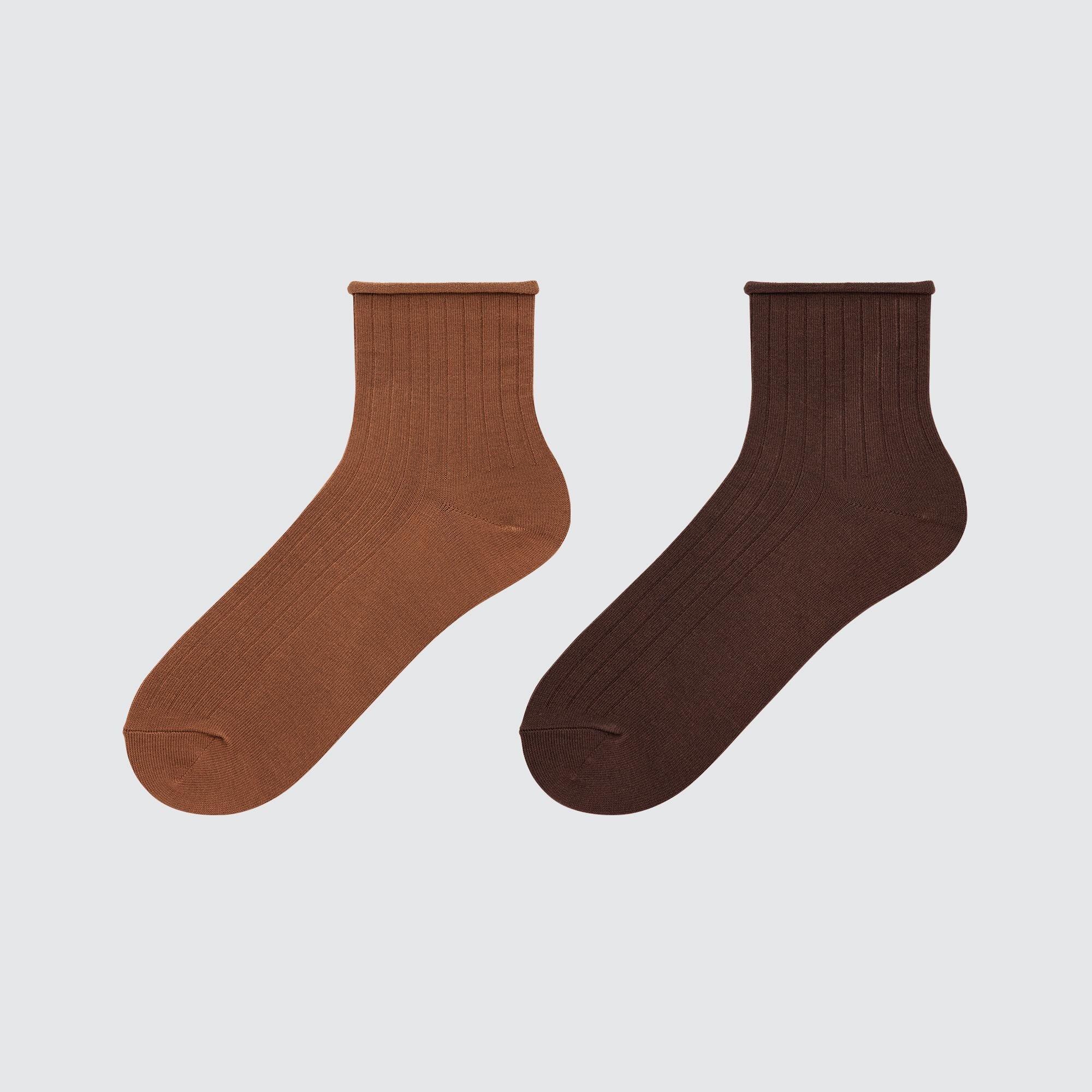 UNIQLO HEATTECH Crew Mellow Socks (2 Pairs) StyleHint