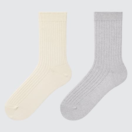 Gerippte HEATTECH Socken (2 Paar)