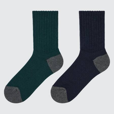 HEATTECH Ribbed Socks (Two Pairs)