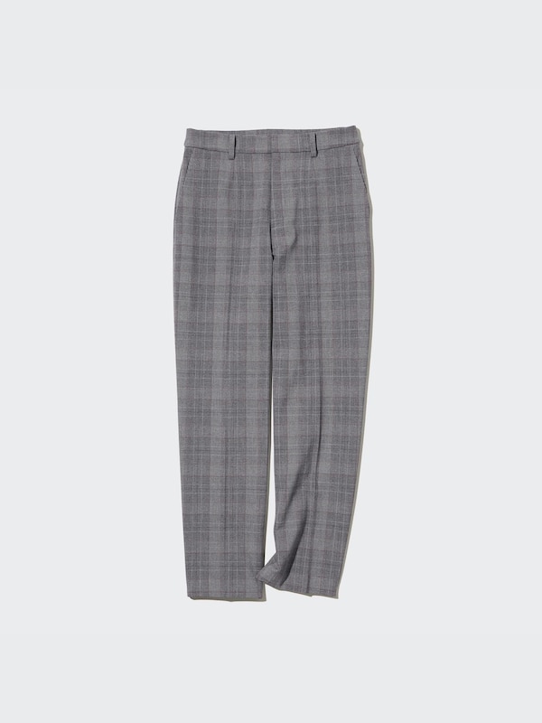 Smart Ankle Pants (2-Way Stretch Glen-Check)