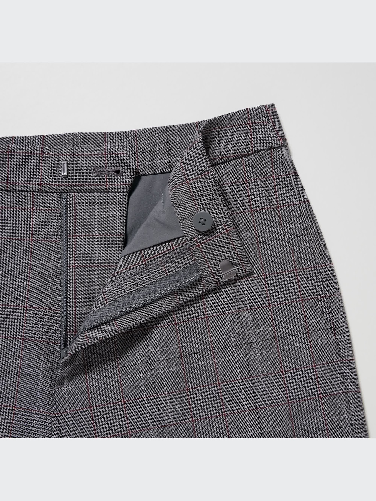 Smart Ankle Pants (2-Way Stretch Glen-Check) | UNIQLO US