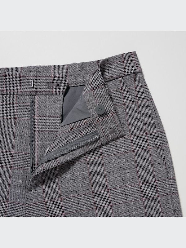 Smart Ankle Pants (2-Way Stretch Glen-Check)
