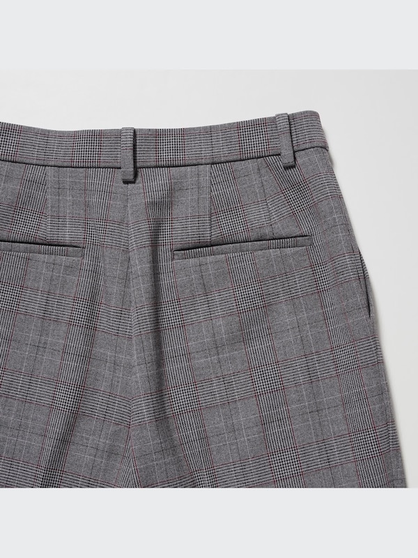 Smart Ankle Pants (2-Way Stretch Glen-Check)
