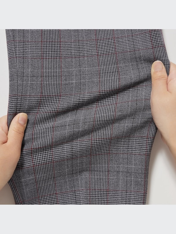 Smart Ankle Pants (2-Way Stretch Glen-Check)