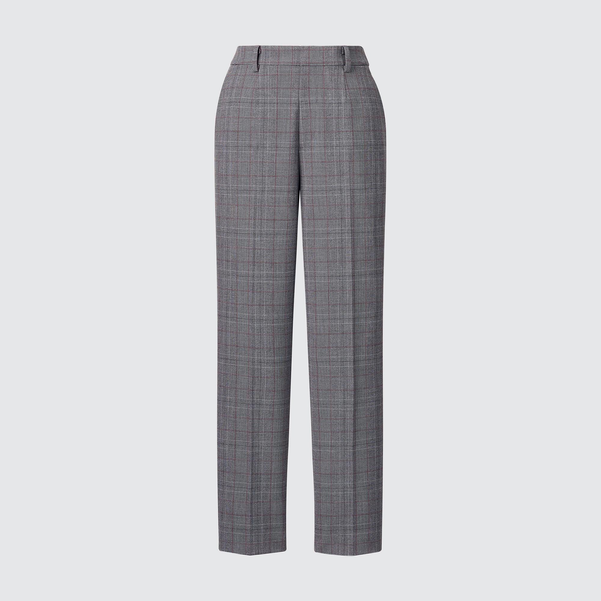 UNIQLO Smart Ankle Pants (2-Way Stretch Houndstooth)