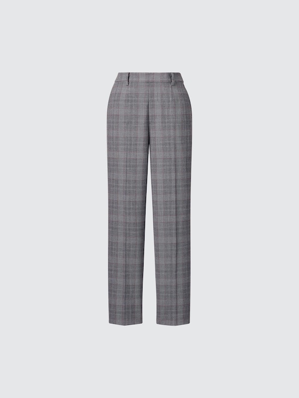 Smart Ankle Pants (2-Way Stretch Glen-Check)