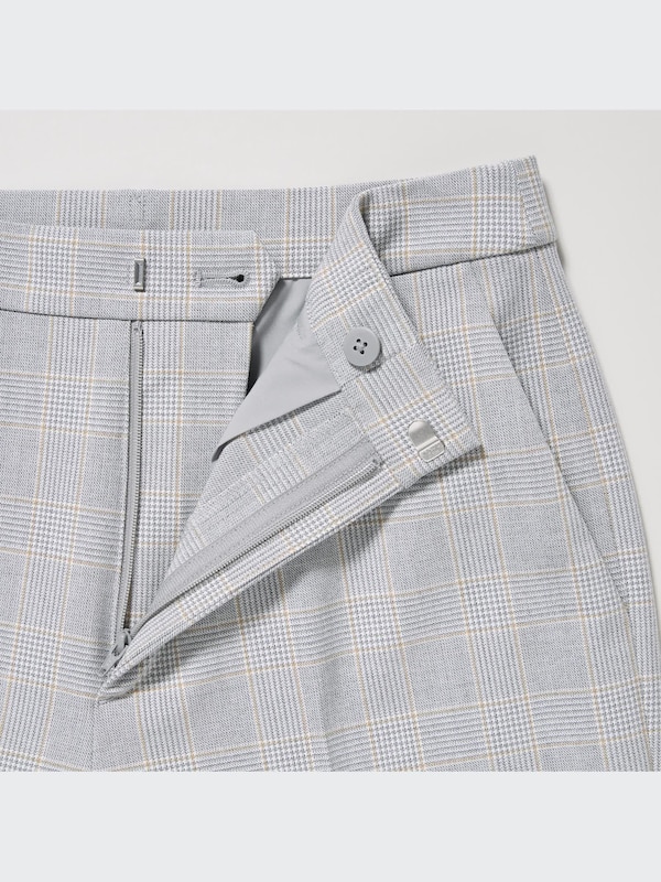 Smart Ankle Pants (2-Way Stretch Glen-Check)