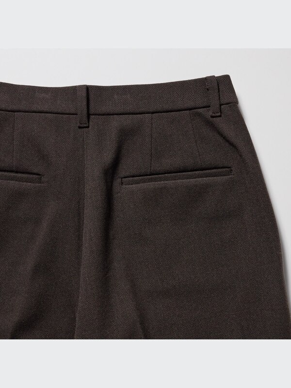 Smart Ankle Pants (2-Way Stretch Herringbone)