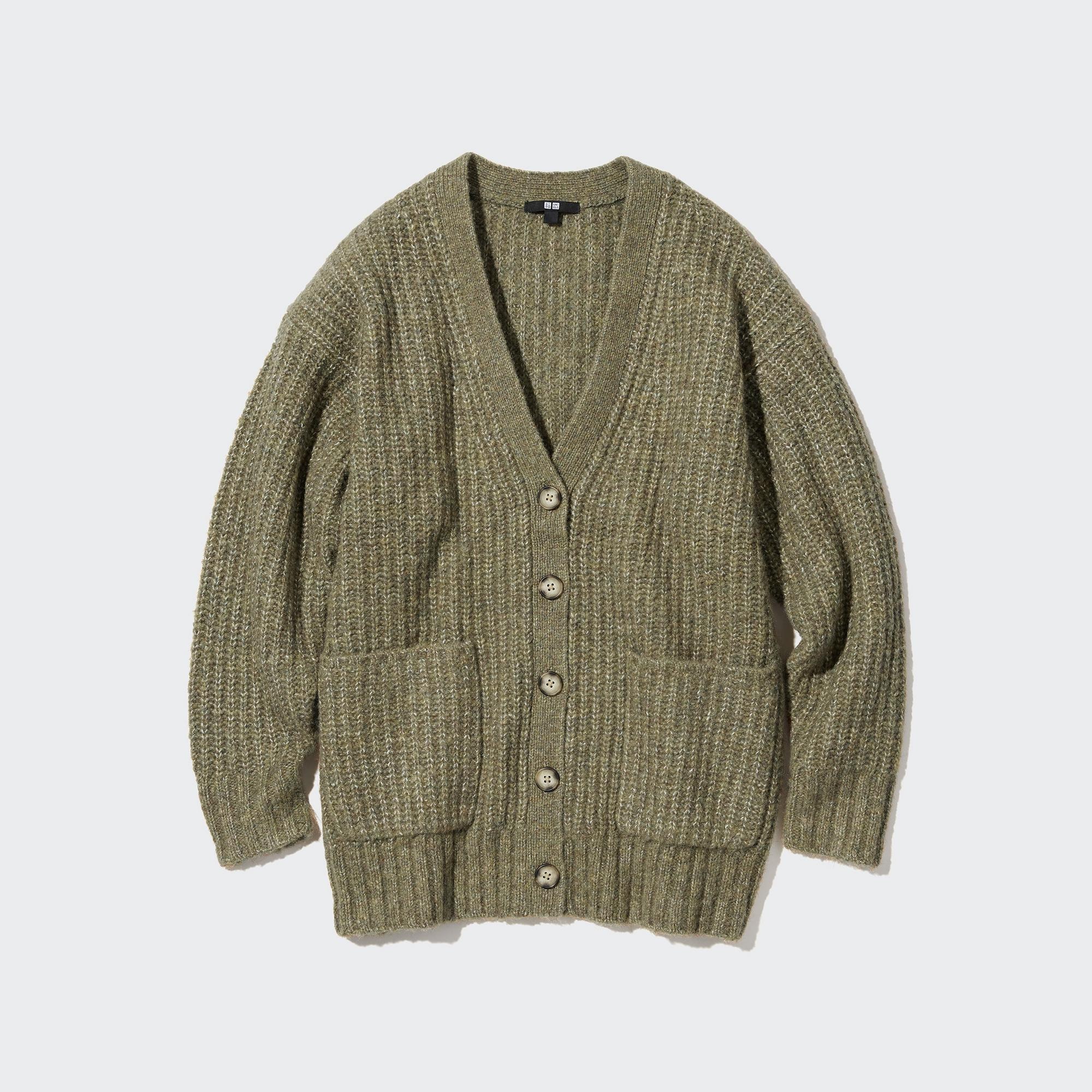 Low Gauge V-Neck Long-Sleeve Cardigan | UNIQLO US