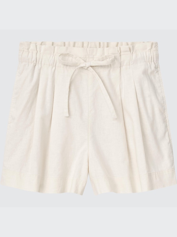 Linen-Cotton Shorts
