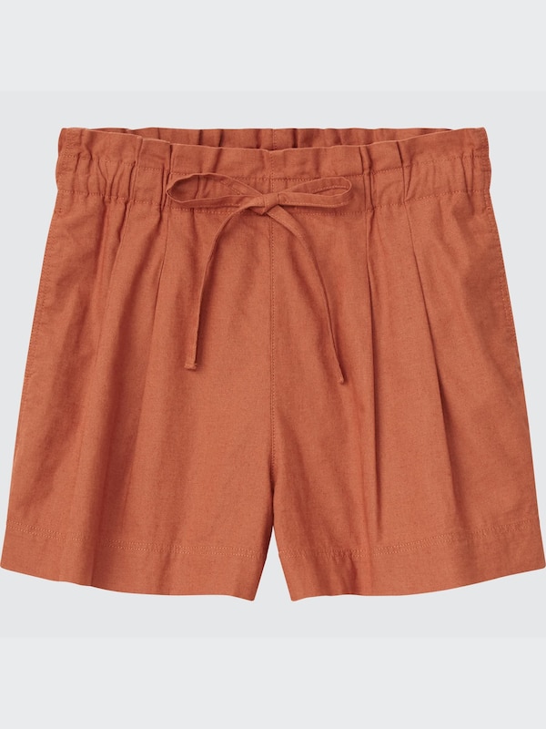 Linen-Cotton Shorts