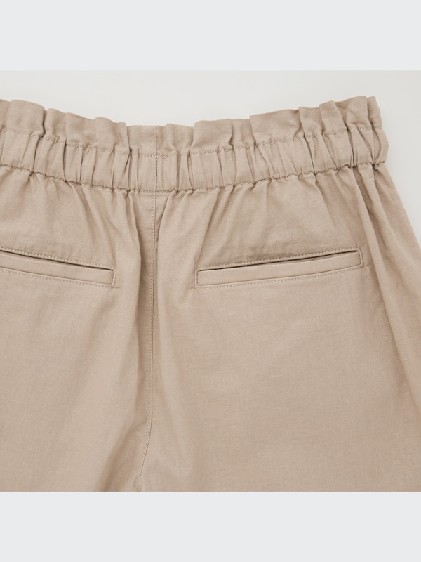 Linen-Cotton Shorts