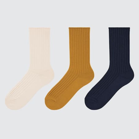 WOMEN Ribbed Long Socks (3 PAIRS)