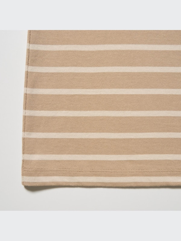 Striped Crew Neck Long-Sleeve T-Shirt