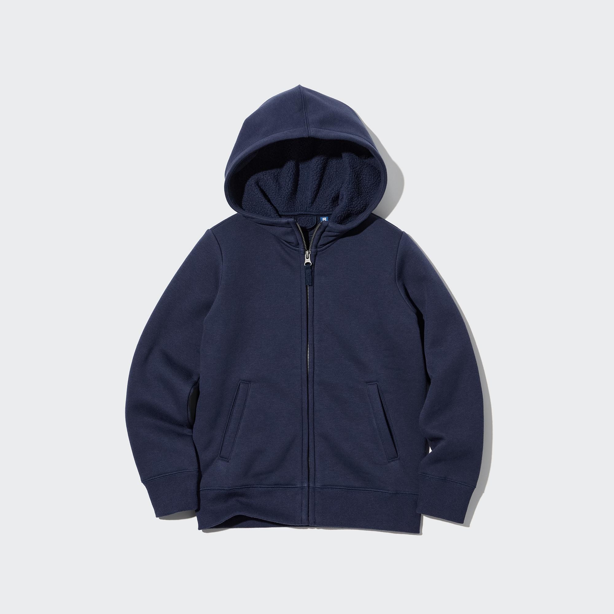 Uniqlo pile cheap lined hoodie