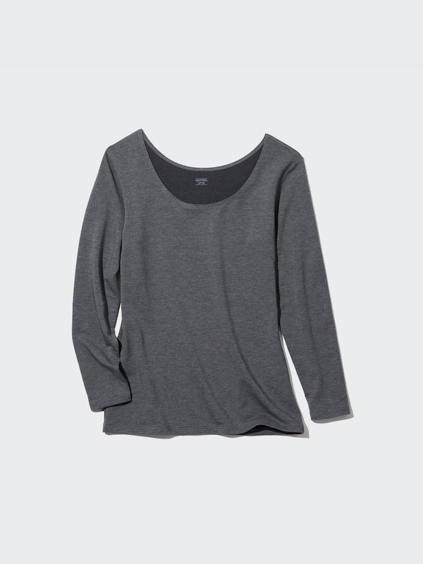 HEATTECH Cotton T-Shirt | Extra Warm | Scoop Neck