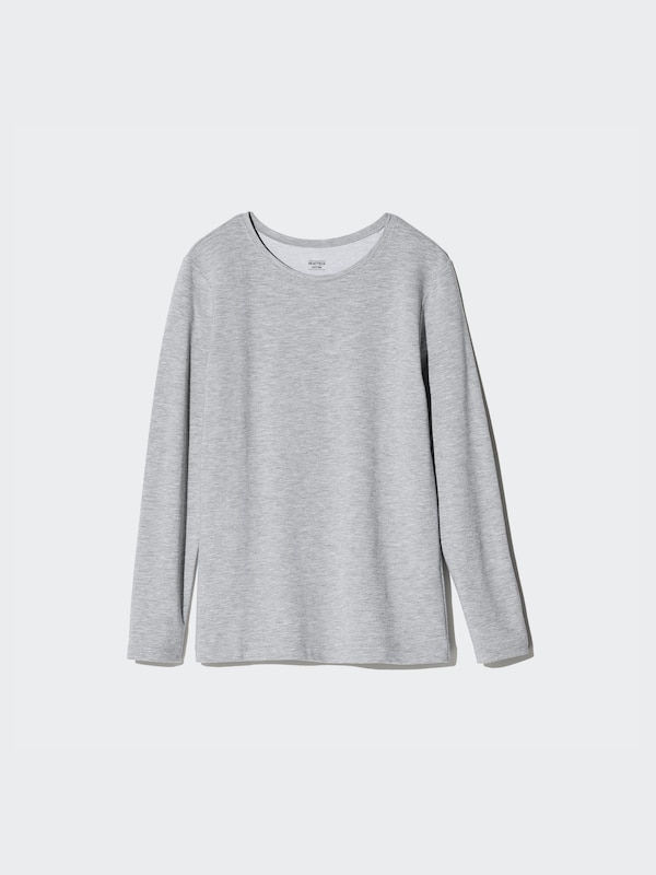 HEATTECH Cotton Crew Neck Long-Sleeve T-Shirt (Extra Warm) | UNIQLO US