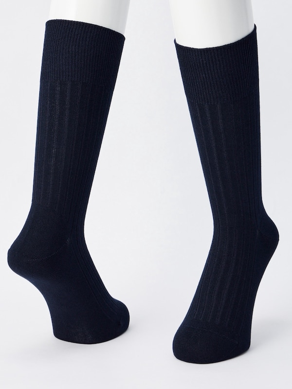 Supima® Cotton Wide-Ribbed Socks