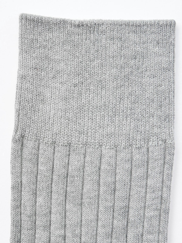 Supima® Cotton Wide-Ribbed Socks