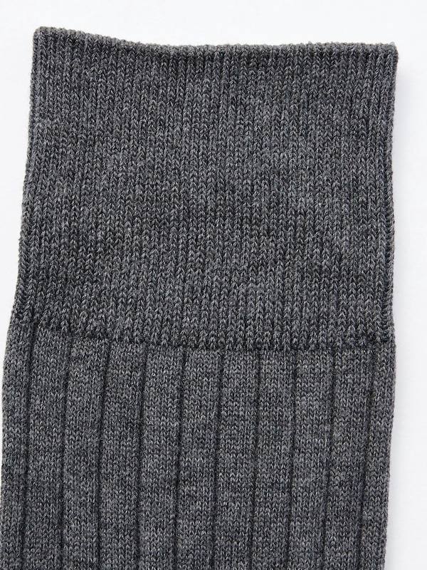 Supima® Cotton Wide-Ribbed Socks