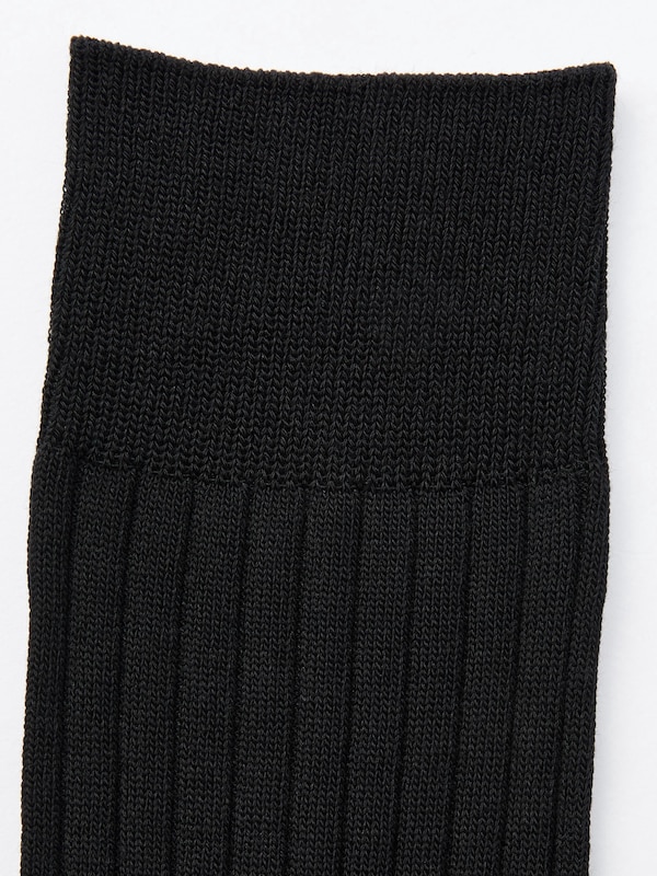 Supima® Cotton Wide-Ribbed Socks