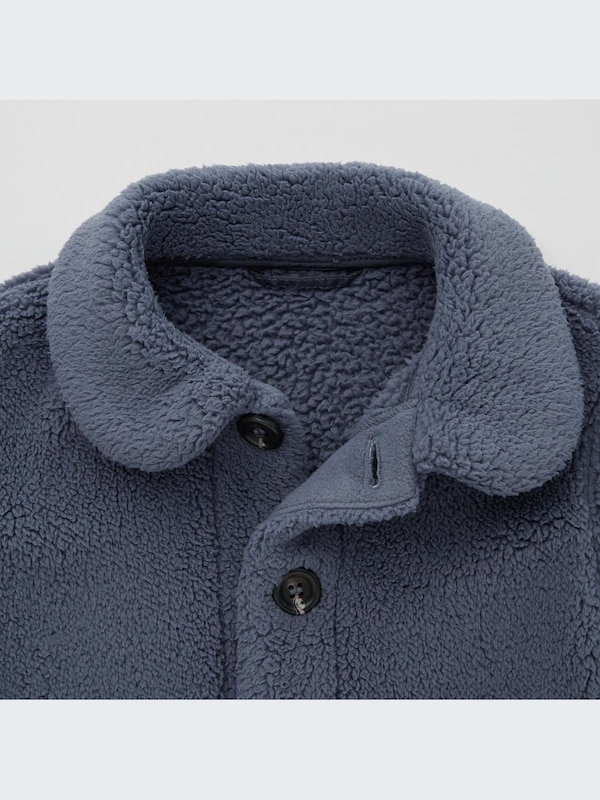Faux Shearling Fleece Coat