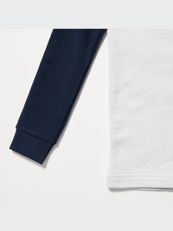 Ultra Stretch Sweat Long-Sleeve Color Block Set