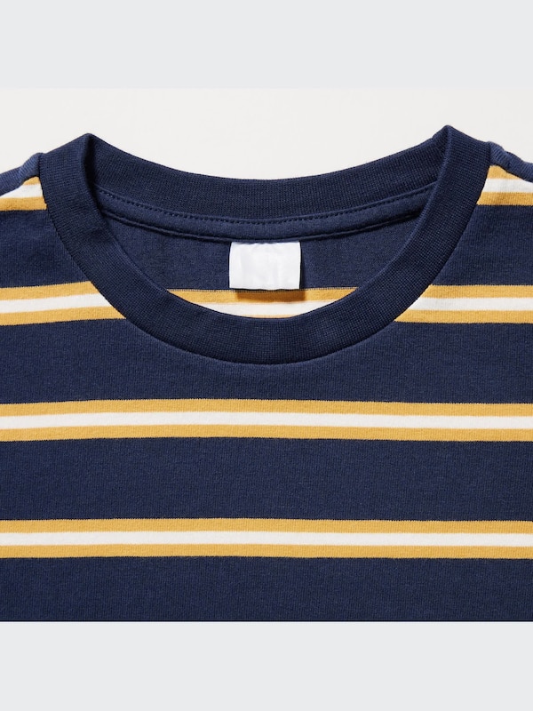 Ultra Stretch Waffle Sweat Long-Sleeve Striped Set