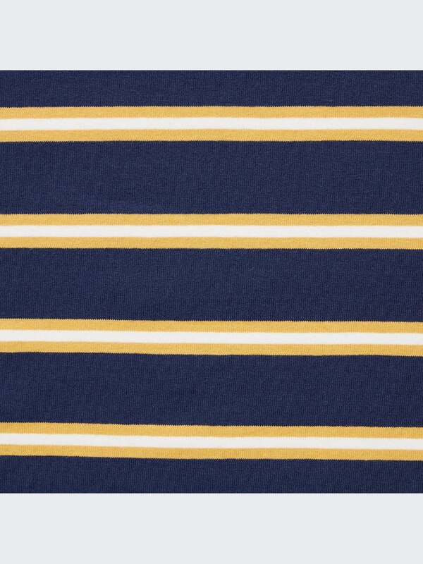 Ultra Stretch Waffle Sweat Long-Sleeve Striped Set