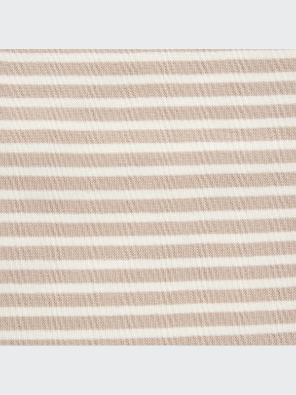 Ultra Stretch Sweat Long-Sleeve Striped Set
