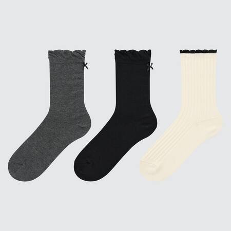 Girls Regular Socks (Three Pairs)