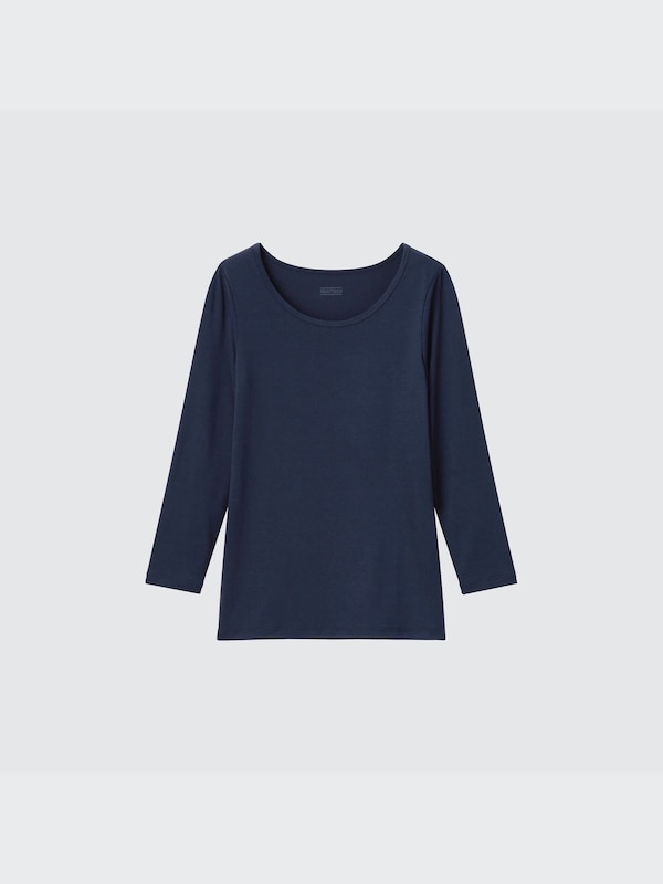 HEATTECH Scoop Neck Long Sleeved Top
