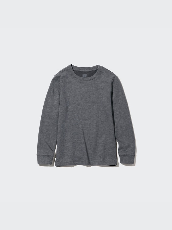 HEATTECH Cotton Crew Neck Long-Sleeve T-Shirt (Extra Warm) | UNIQLO US