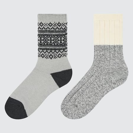 Kids HEATTECH Socks (Two Pairs)