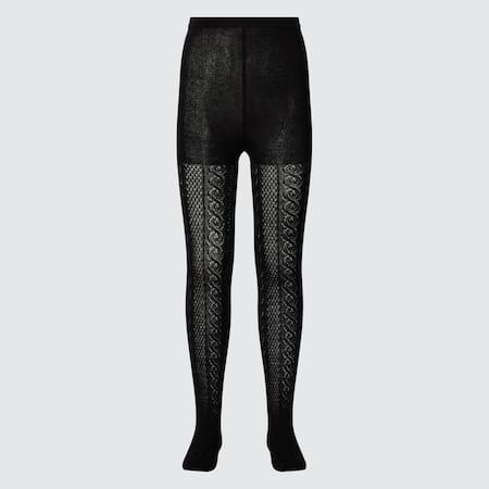 Girls Cable Knit Tights
