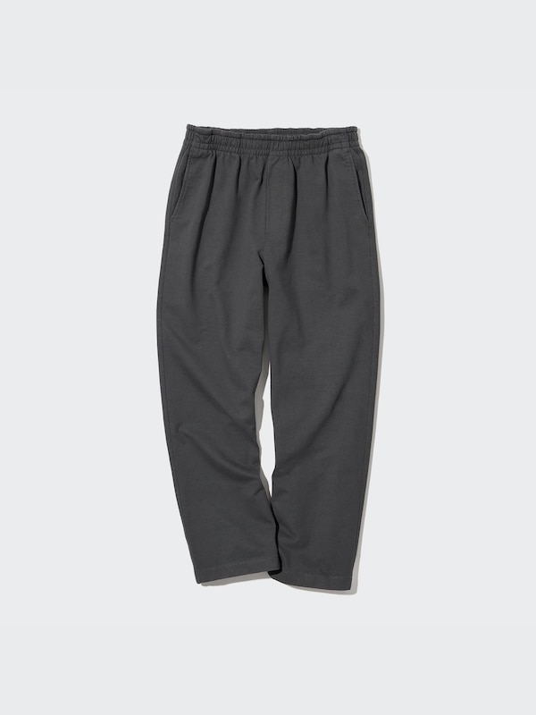 Washed Jersey Cotton Ankle Pants