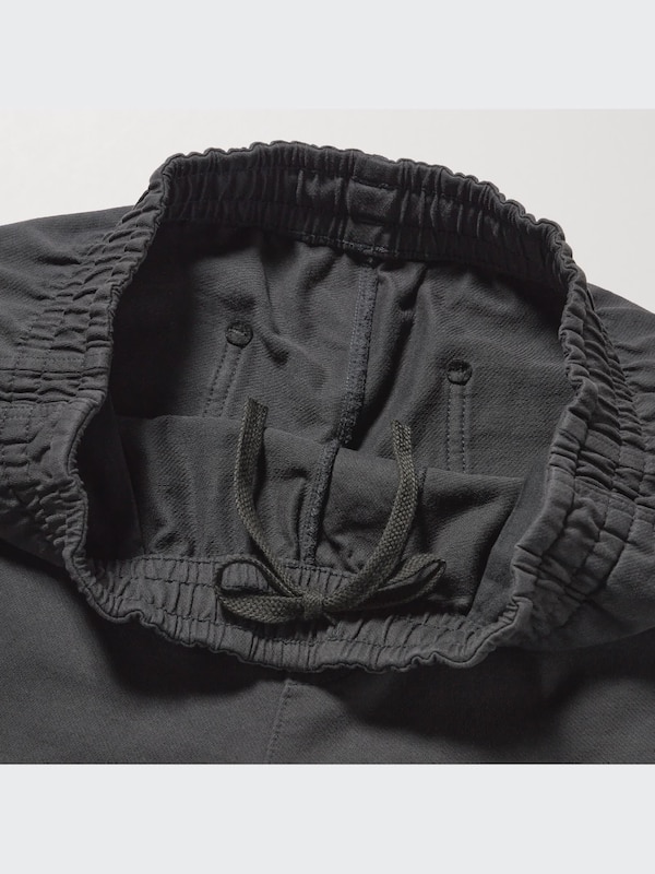 Washed Jersey Cotton Ankle Pants