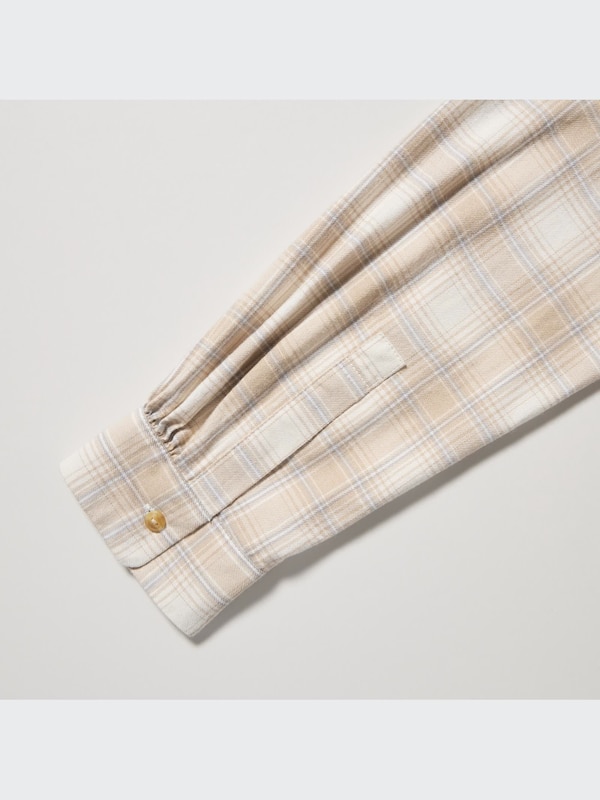 Soft Brushed Checked Long-Sleeve Shirt