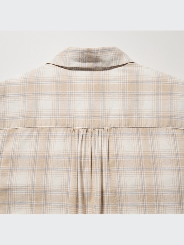 Soft Brushed Checked Long-Sleeve Shirt