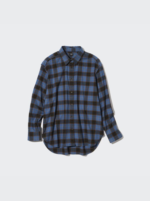 Flannel Checked Long-Sleeve Shirt