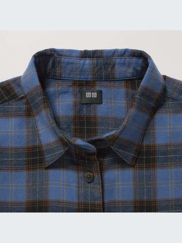 Flannel Checked Long-Sleeve Shirt