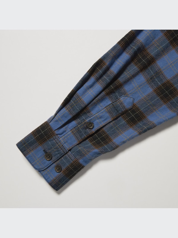 Flannel Checked Long-Sleeve Shirt