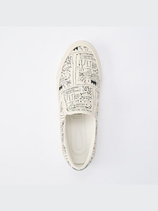 Jean-Michel Basquiat Cotton Canvas Slip-Ons