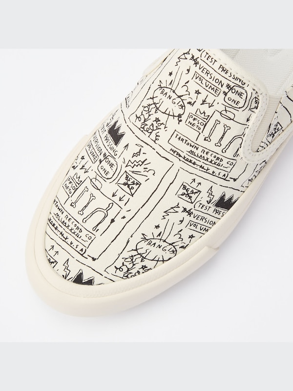 Jean-Michel Basquiat Cotton Canvas Slip-Ons