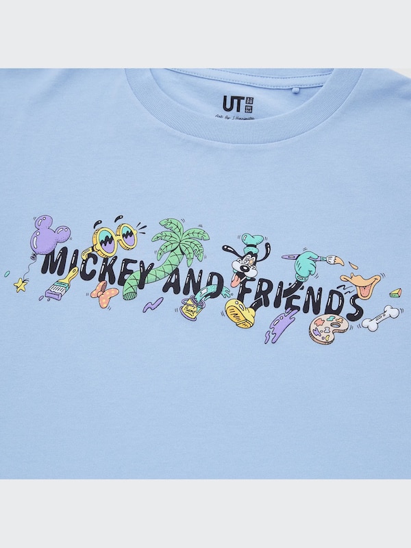 Mickey & Friends Art by Steven Harrington UT (Short-Sleeve Graphic T-Shirt)
