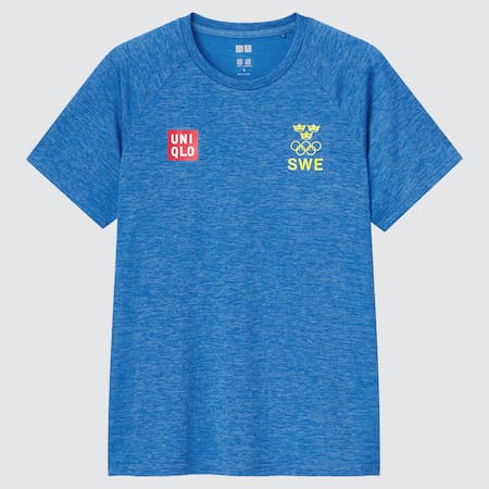 Women +S Sweden Olympic DRY-EX Crew Neck T-Shirt