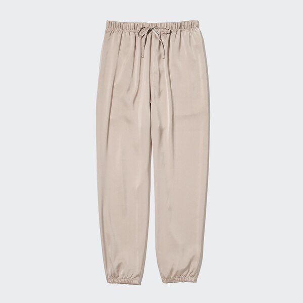 Satin Drape Jogger Pants | UNIQLO US